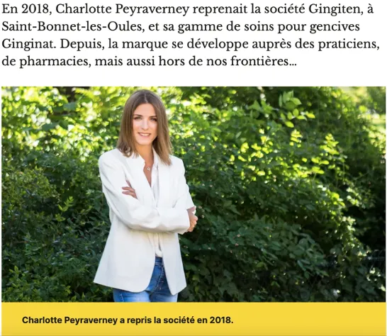 Article de presse : Presse régionale — Depuis la Loire, Gingiten met le bio à la bouche